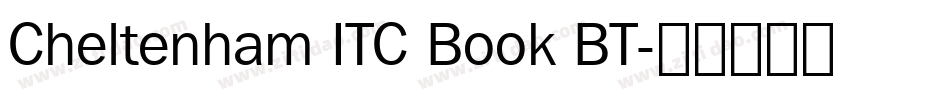 Cheltenham ITC Book BT字体转换